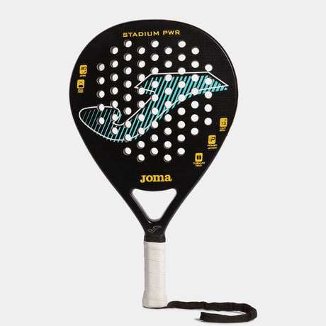 Joma Stadium PWR Paddle Racket Black/Turquoise - Padel - Dawson Sports