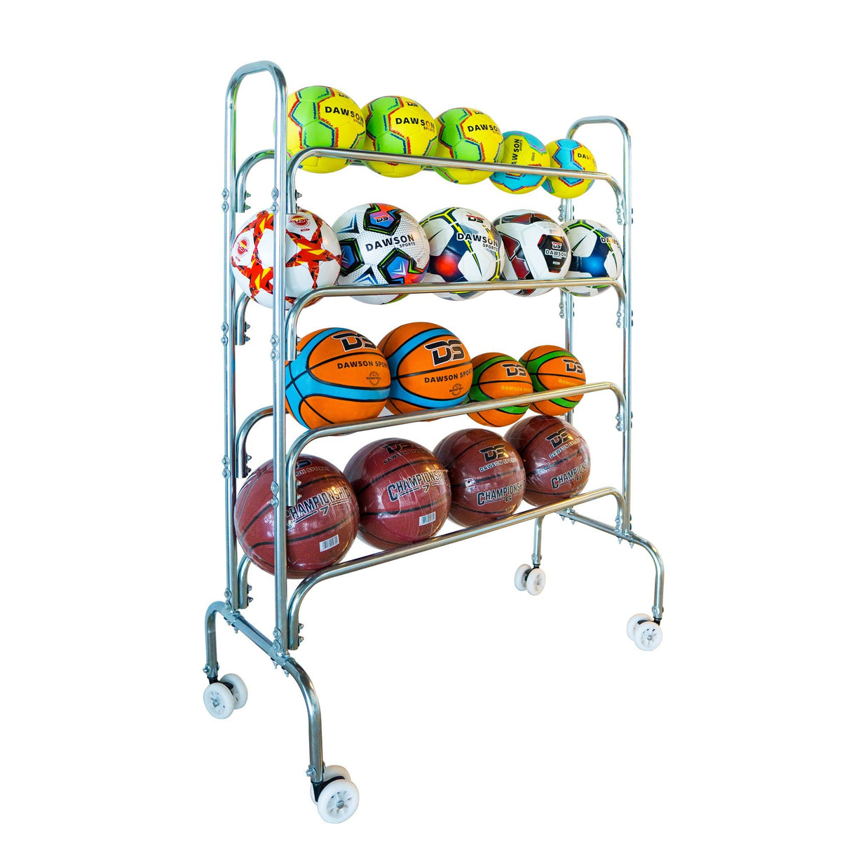 Mobile Ball Rack/Cart - Storage & Trolleys - Dawson Sports