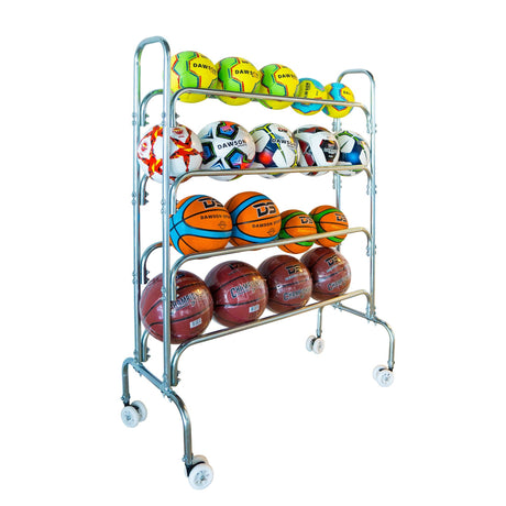 Mobile Ball Rack/Cart - Storage & Trolleys - Dawson Sports