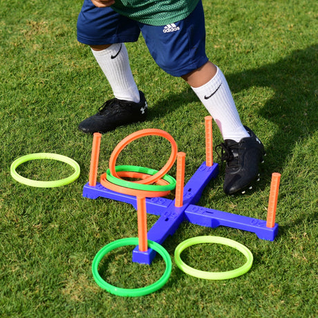 Ring Toss Game Set (5 Target, 6 Rings) - Early Years - Dawson Sports