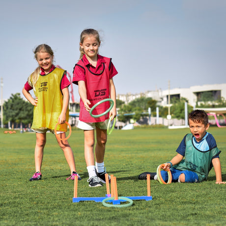 Ring Toss Game Set (5 Target, 6 Rings) - Early Years - Dawson Sports