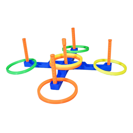 Ring Toss Game Set (5 Target, 6 Rings) - Early Years - Dawson Sports