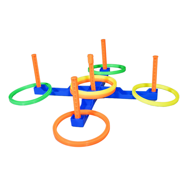 Ring Toss Game Set (5 Target, 6 Rings) - Early Years - Dawson Sports