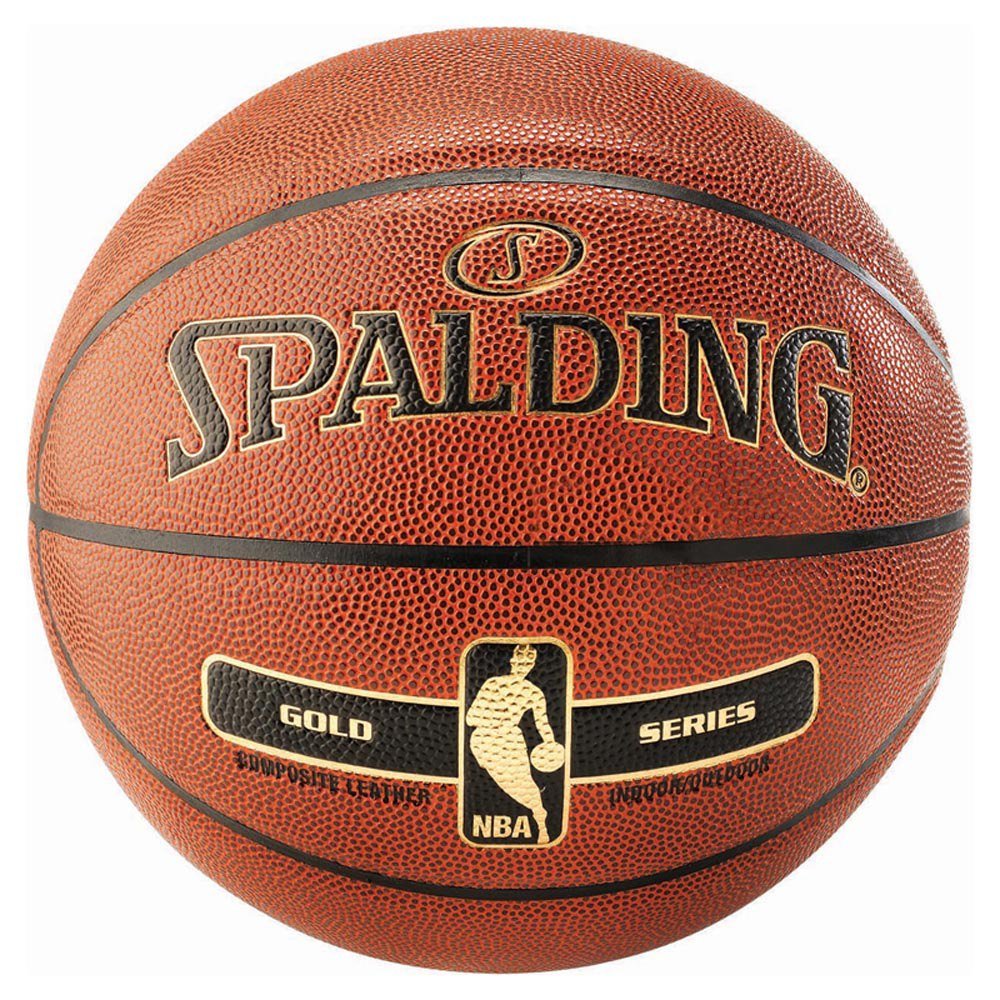 Spalding NBA Gold Series Indoor/Outdoor Ball - Size 7 - Basketballs - Dawson Sports