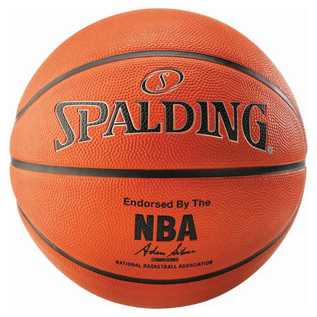 Spalding NBA Silver Outdoor Series Ball - Size 7 - Basketballs - Dawson Sports