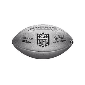 WS Duke Metallic Edition OS FB Silver - NFL - Dawson Sports