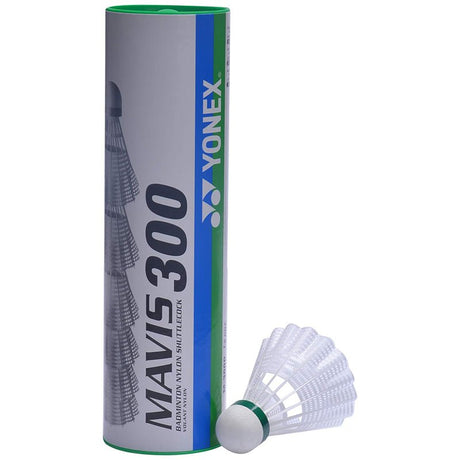 Yonex MAVIS 300 White Slow - Green Cap - Shuttlecocks - Dawson Sports